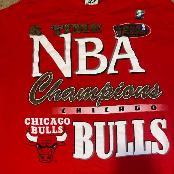 1998 Finals Vintage Chicago Bulls T-shirt XL - Picture 2 of 6